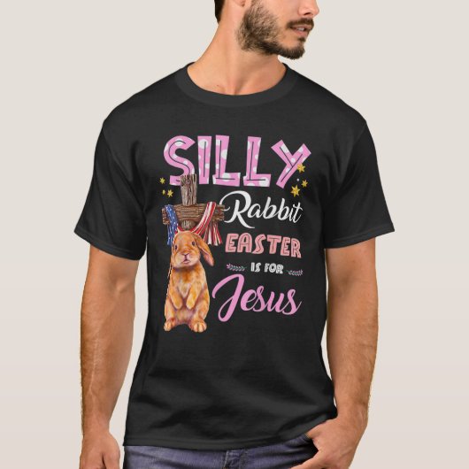 間抜けウサギの復活祭 Tシャツ (正面)