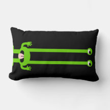 間抜けエイリアン装飾用クッション