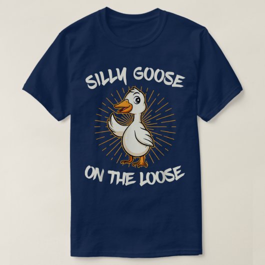 間抜けガチョウ Tシャツ (デザイン正面)