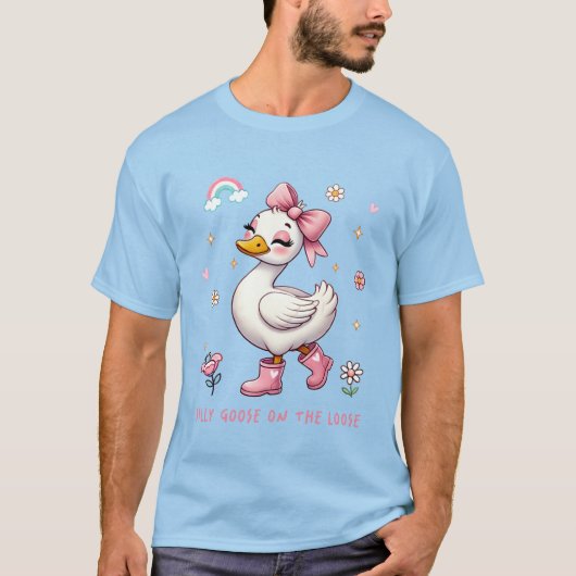 間抜けガチョウ Tシャツ (正面)