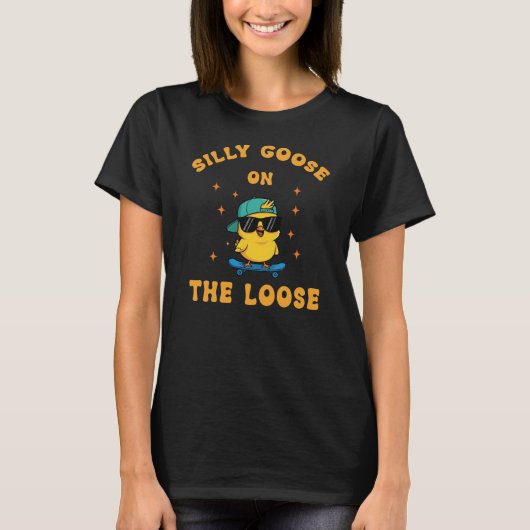 間抜けガチョウ Tシャツ (正面)