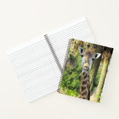 間抜けキリン – 8.5 x 11、8.5 x 8.5、またはハート ノートブック (内部)