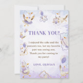 間抜けグースバースデーパーティーサンキューカード 招待状 (正面)