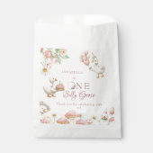 間抜けグースフラワーガーデンマッシュルーム1st誕生日 フェイバーバッグ (正面)