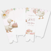 間抜けグースフラワーガーデンマッシュルーム1st誕生日 フェイバーボックス (見開き)