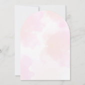 間抜けグースフラワーガーデンマッシュルーム1st誕生日 招待状 (裏面)