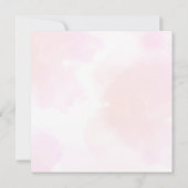 間抜けグースフラワーガーデンマッシュルーム1st誕生日 招待状 (裏面)