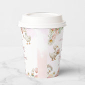 間抜けグースフラワーガーデンマッシュルーム1st誕生日 紙コップ (左)