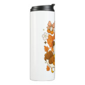 間抜けグース感謝祭トルコ タンブラー (回転左)