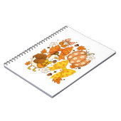 間抜けグース感謝祭トルコ ノートブック (左側)