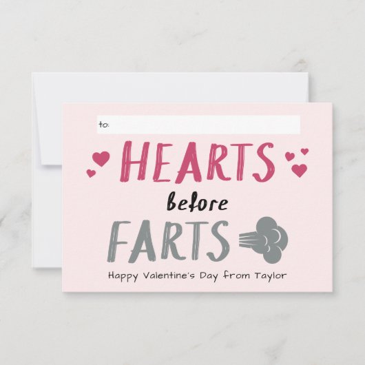 間抜けハートFart Classroom Valentine (正面)