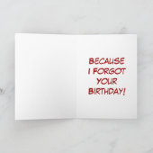 間抜けビーチ カード (内部)