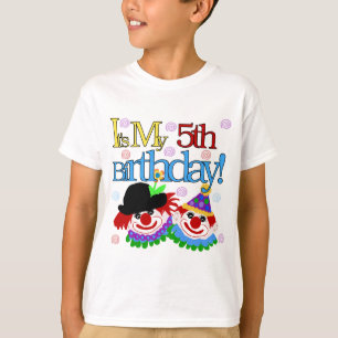 間抜けピエロ第5誕生日Tシャツとギフト Tシャツ