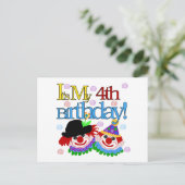 間抜けピエロ4th誕生日Tシャツとギフト ポストカード (スタンド正面)