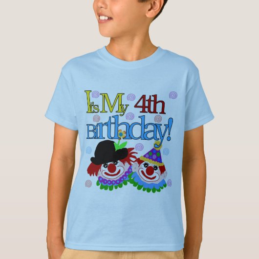 間抜けピエロ4th誕生日Tシャツとギフト Tシャツ (正面)