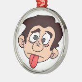 間抜け人 メタルオーナメント (左)