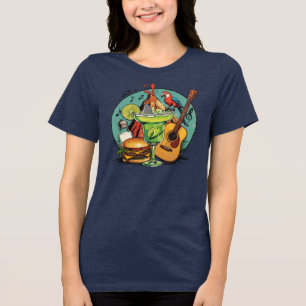 間抜け喜び トライブレンドTシャツ