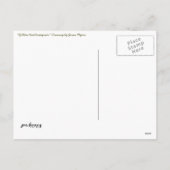 間抜け小妖精や小人休日/クリスマスカード シーズンポストカード (裏面)