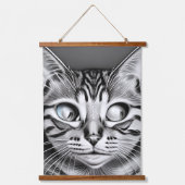 間抜け怒猫 吊り下げ型タペストリー (正面)