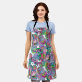 間抜け格言 エプロン (着用した状態)