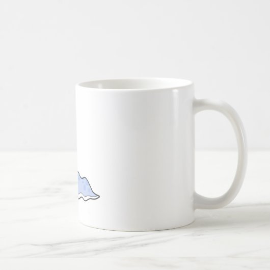 間抜け水色の怪物 コーヒーマグカップ (右)