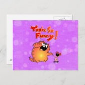 間抜け猫 ポストカード (正面/裏面)