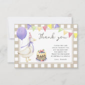 間抜け誕生日パ感謝していーティ サンキューカード (正面)