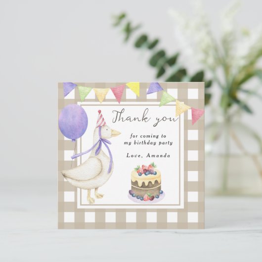 間抜け誕生日パ感謝していーティ 招待状 (スタンド正面)