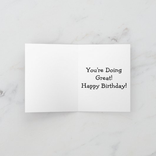 間抜け誕生日 カード (内部)