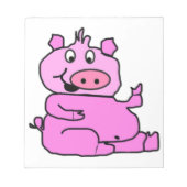 間抜け豚 ノートパッド (正面)