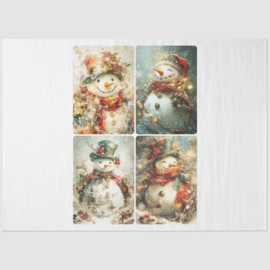 間抜け雪だるま 薄葉紙 (正面)