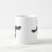 間抜け顔のヤギのコーヒー・マグ コーヒーマグカップ (中央)