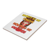 間抜け顔:舌を使わない表現ユーモア タイル (側面)