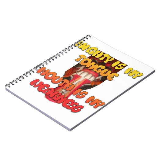 間抜け顔:舌を使わない表現ユーモア ノートブック (左側)