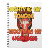 間抜け顔:舌を使わない表現ユーモア ノートブック (正面)