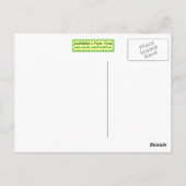 間抜け ポストカード (裏面)