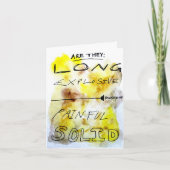 間抜け|様恋しく思のカード|社会的距離カード カード (正面)