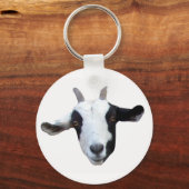 間抜け-顔ヤギのキーチェーン キーホルダー (正面)