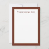 間抜けcow add message any pur目的追加メッセージ ノートカード (裏面)