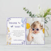 間抜けGoose Birthday Partyフォトサンキューカード 招待状 (スタンド正面)