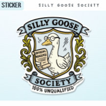 間抜けGoose Society Crest - 100%未認定