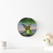 ***間抜けLITTLS FROG***時計 ラウンド壁時計 (ホーム)