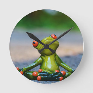 ***間抜けLITTLS FROG***時計 ラウンド壁時計