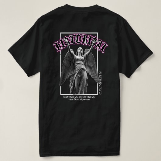 間接費履歴 Tシャツ (デザイン裏面)