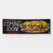 間来もなくグランドオープニングサンドイッチショップ 横断幕 (横)