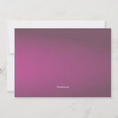 間来もなく妊娠の発表 案内状 (裏面)