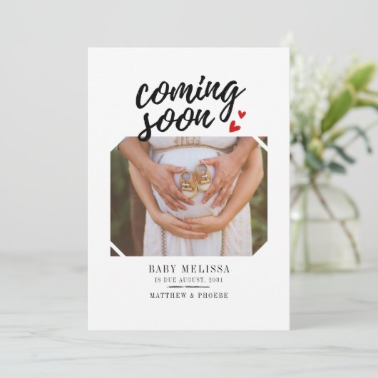 間来もなく妊娠 案内状 (スタンド正面)