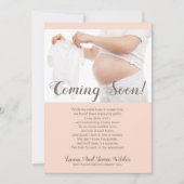 間来もなく妊娠 案内状 (正面)