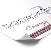 間来もなく貼られたポスター1 ポスター (角)