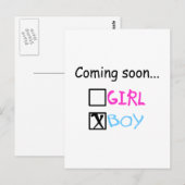 間来もなく…（少年） ポストカード (正面/裏面)